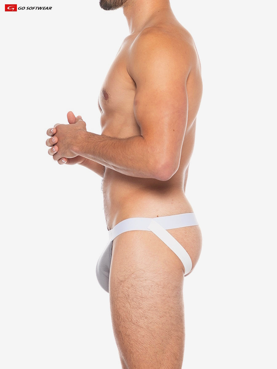 Go Softwear 2759 Men's Boost Padded Jockstrap - Pewter