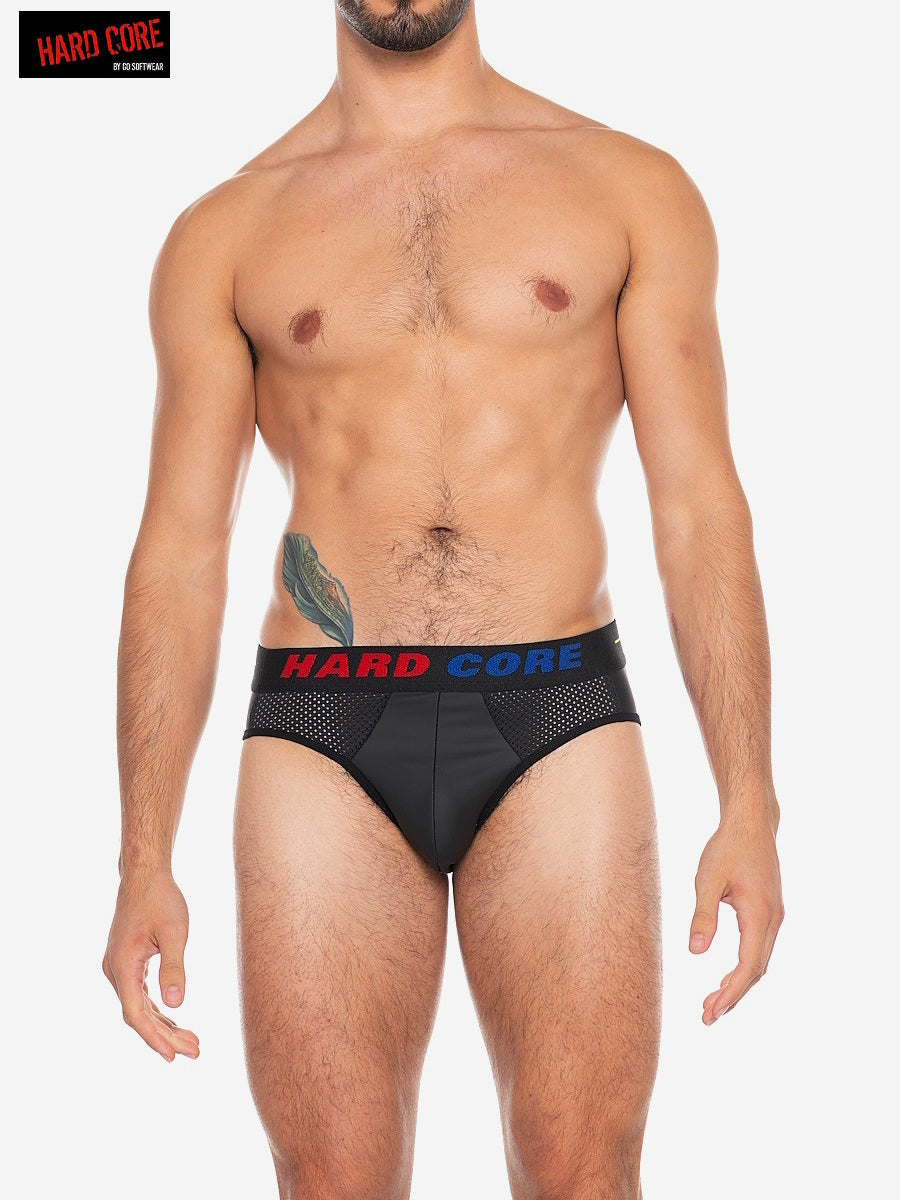 Hard Core 5522 Men's X Backless Brief - Midnight