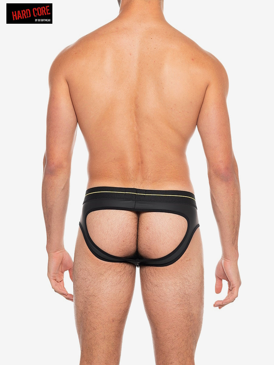 Hard Core 5522 Men's X Backless Brief - Midnight