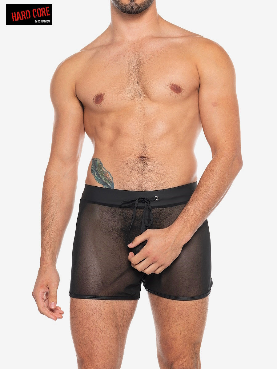 Hard Core 5551 Men's X Mini Mesh Short - Midnight