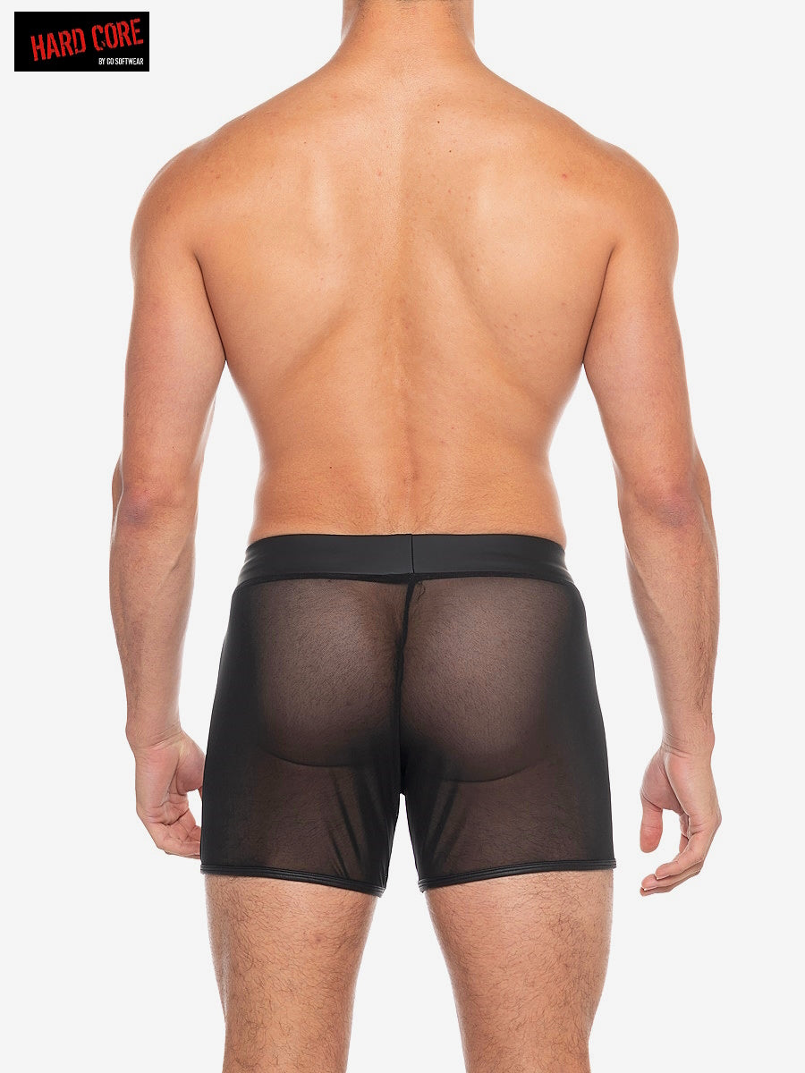 Hard Core 5551 Men's X Mini Mesh Short - Midnight