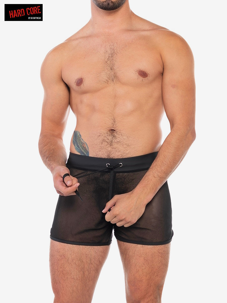 Hard Core 5551 Men's X Mini Mesh Short - Midnight