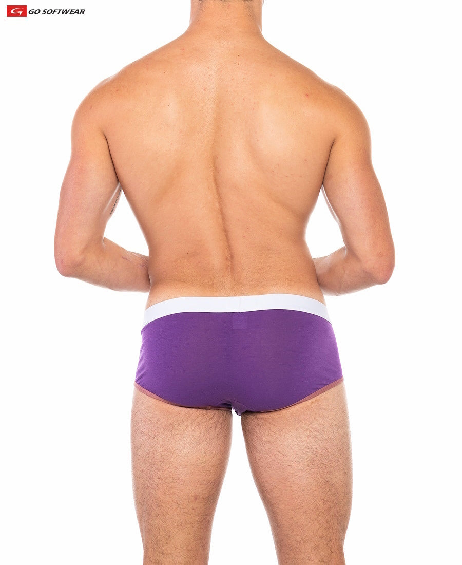 Go Softwear 2021 Men's Cal. Classic Boy Brief - Amethyst/Plum Wine