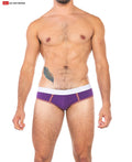 Go Softwear 2011 Men's Cal. Classic Lo Rise Brief - Amethyst/Plum Wine