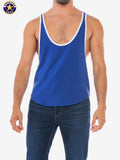 AMERICAN JOCK 8407 Men's Sports Stringer Tank - Royal Blue