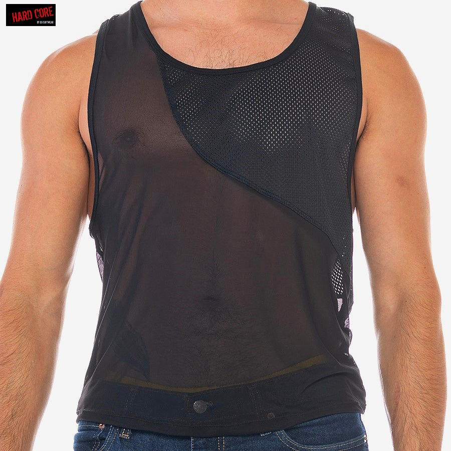 Hard Core 5526 Men's X Club Tank Top - Midnight