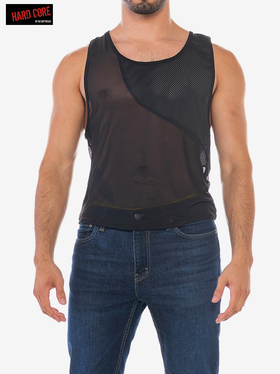 Hard Core 5526 Men's X Club Tank Top - Midnight