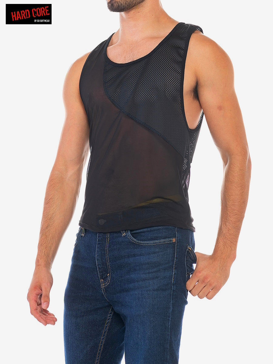Hard Core 5526 Men's X Club Tank Top - Midnight