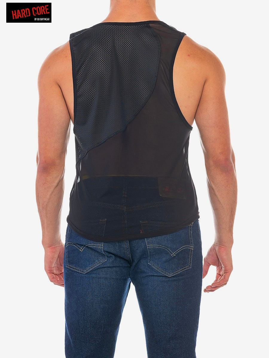 Hard Core 5526 Men's X Club Tank Top - Midnight