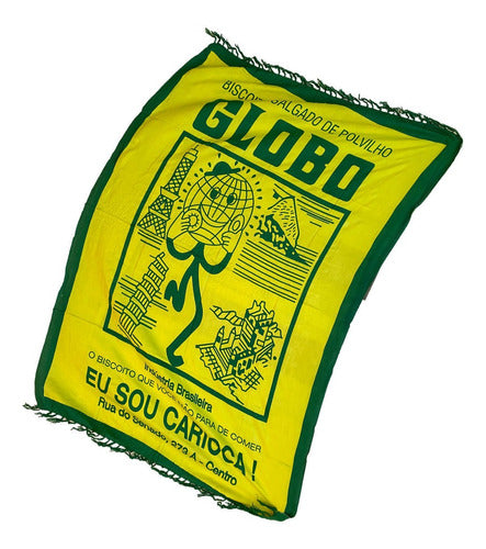 CA-RIO-CA Biscoito Globo Beach Canga- Brazilian Beach Towel (Sarong/Pareo)