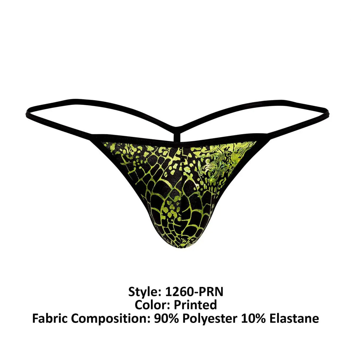 Doreanse Men's Underwear 1260-PRN Space Venom Thongs Color Printed