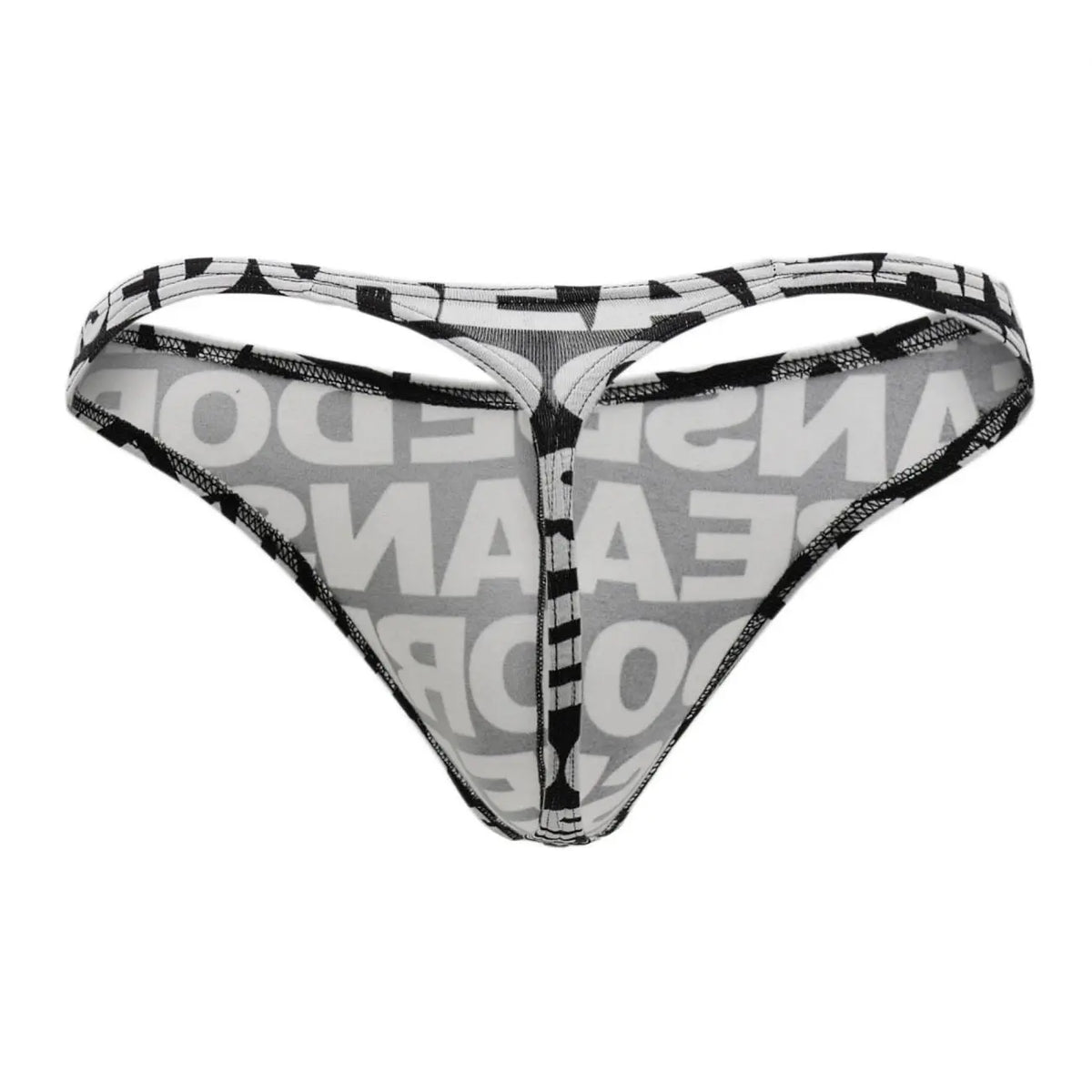 Doreanse Men's Underwear 1369-PRN Big Logo Thong Color Printed