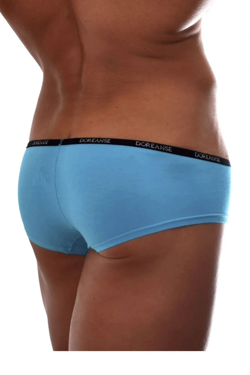 Doreanse Men's Underwear 1781-TRQ Naked Mini Trunk Color Turquoise