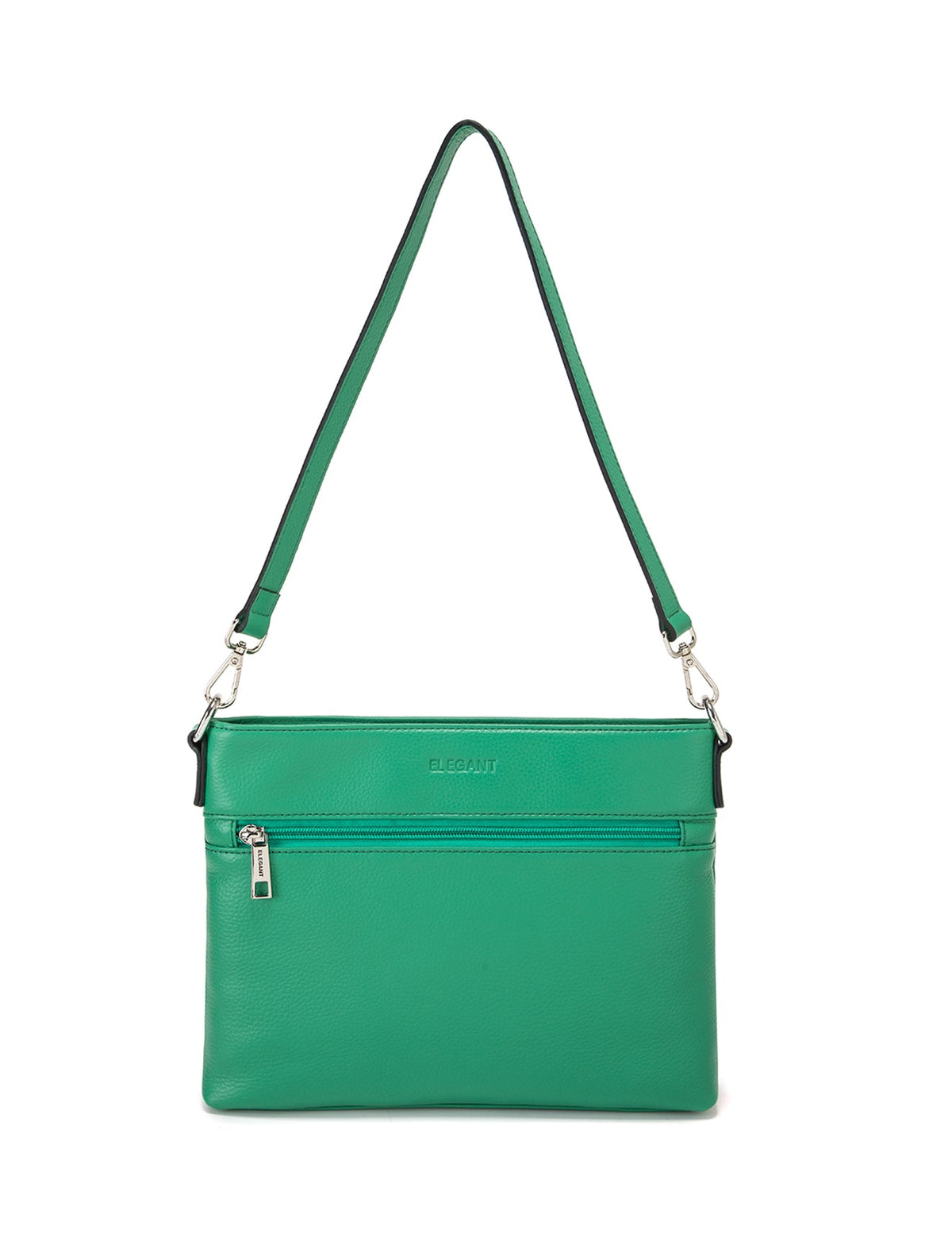 VICKY LEATHER XBODY BAG-  E1-0807A-GRN