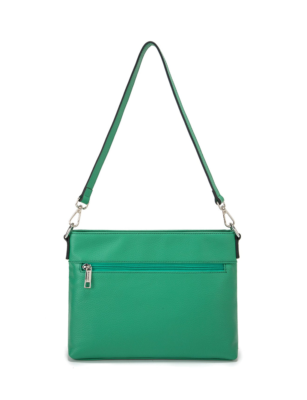VICKY LEATHER XBODY BAG-  E1-0807A-GRN