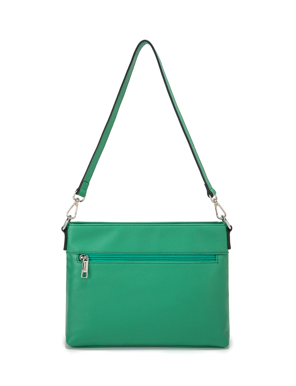 VICKY LEATHER XBODY BAG-  E1-0807A-GRN