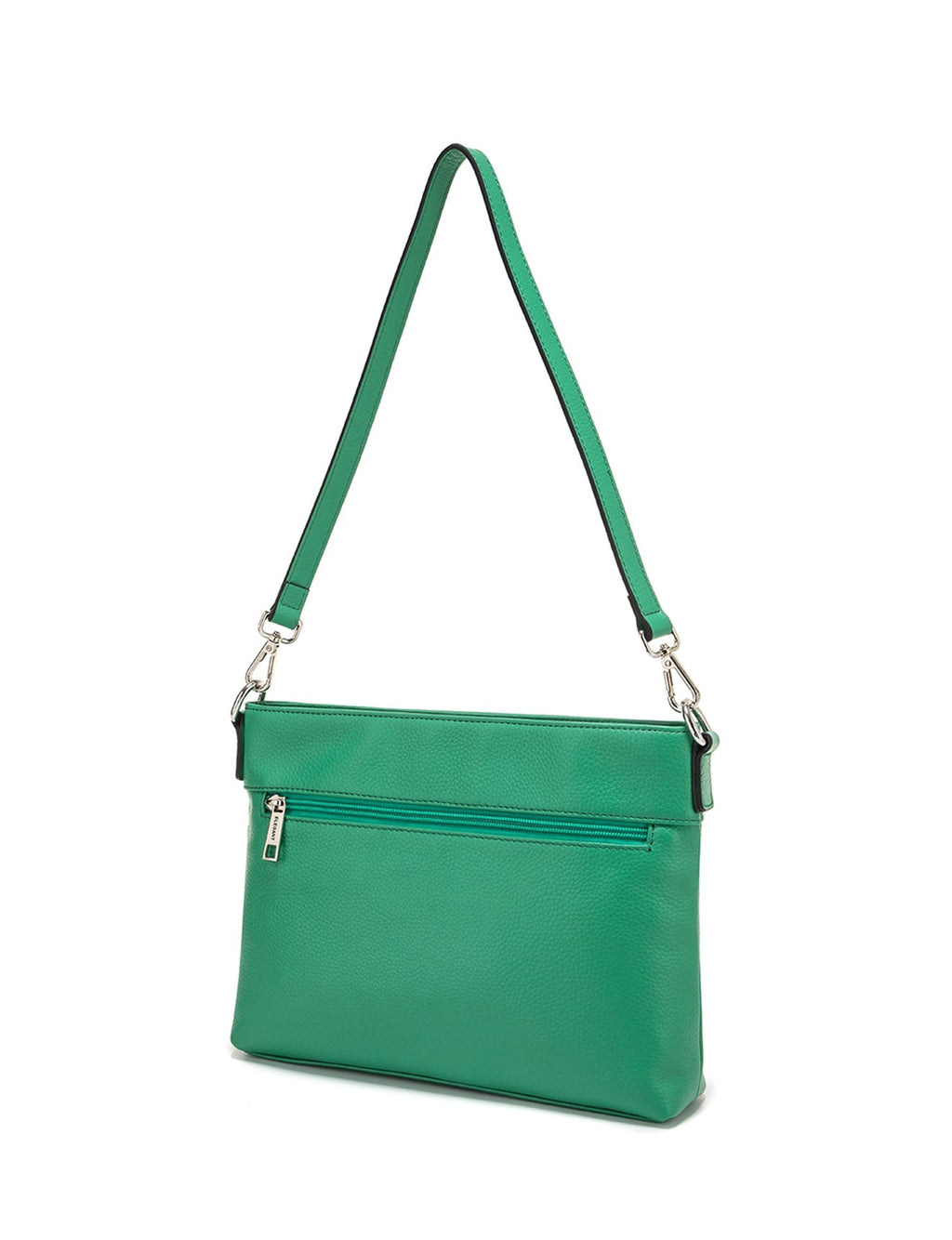 VICKY LEATHER XBODY BAG-  E1-0807A-GRN- SALE