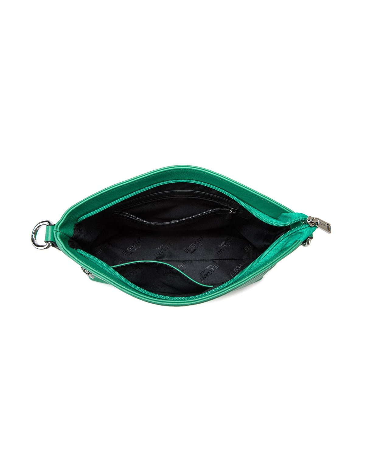 VICKY LEATHER XBODY BAG-  E1-0807A-GRN