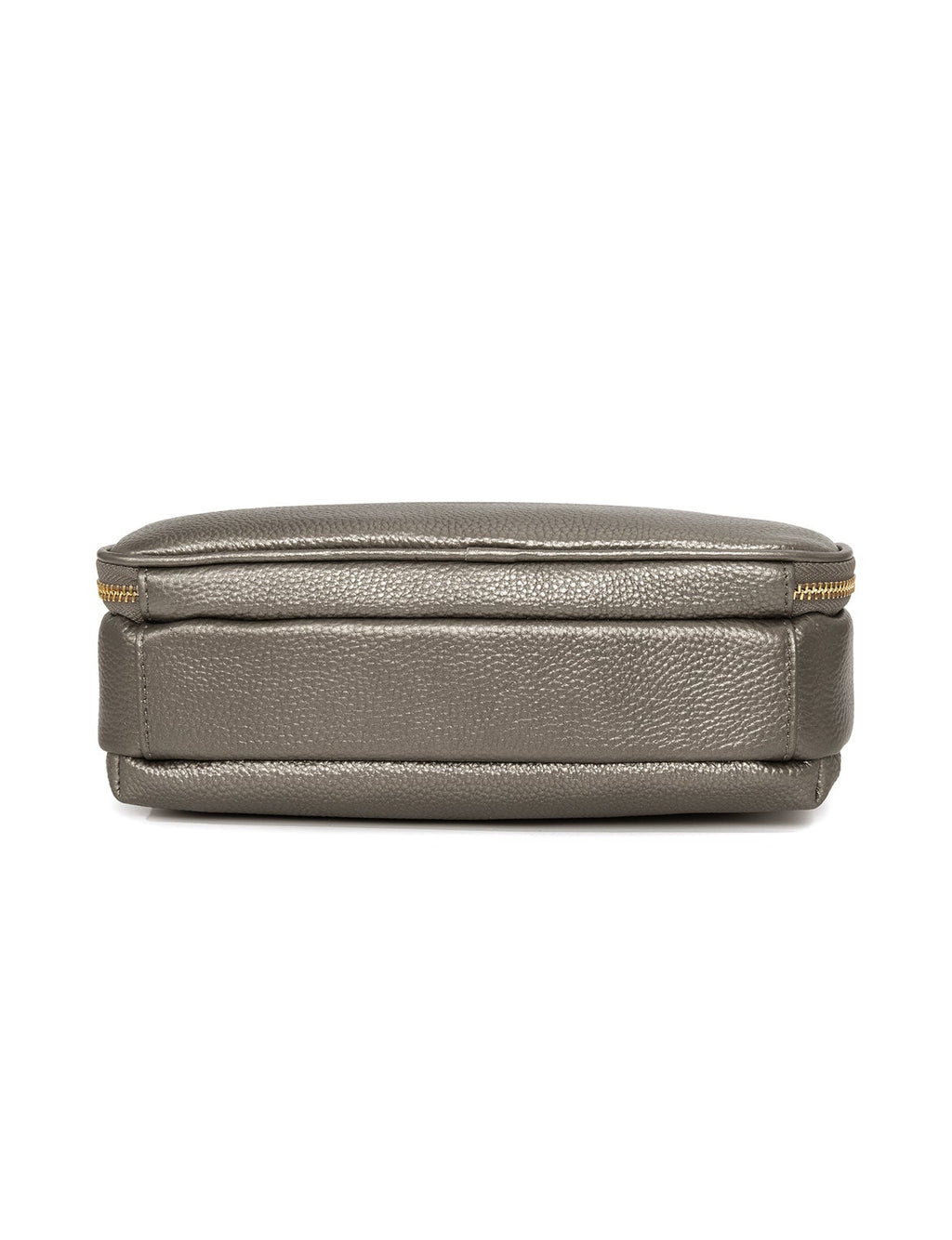FELICITY LEATHER XBODY BAG- E1-0814A-PEWTER