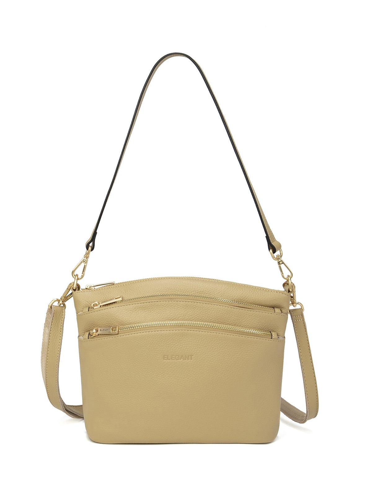 GRACE LEATHER XBODY BAG- E1-0818-ARTICHOKE