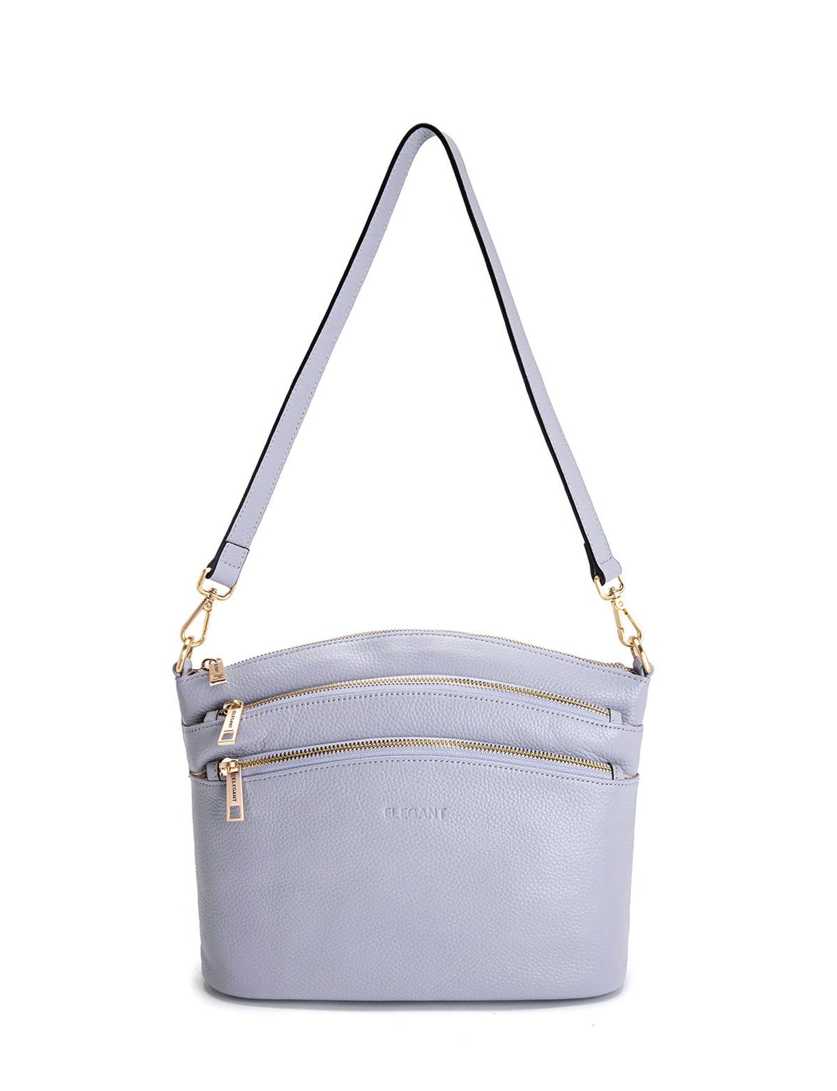 GRACE LEATHER XBODY BAG- E1-0818-CORNFLOWER