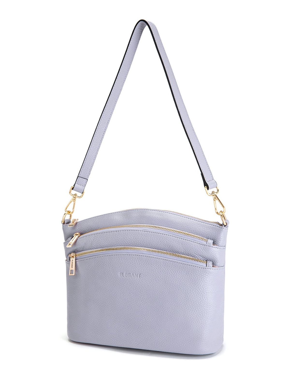 GRACE LEATHER XBODY BAG- E1-0818-CORNFLOWER