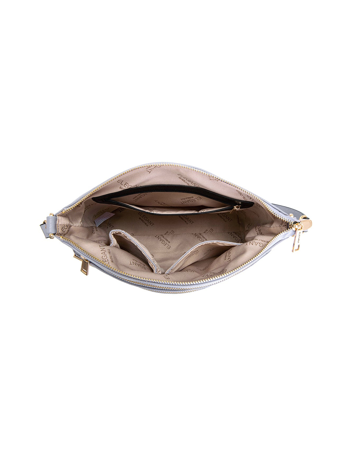 GRACE LEATHER XBODY BAG- E1-0818-CORNFLOWER