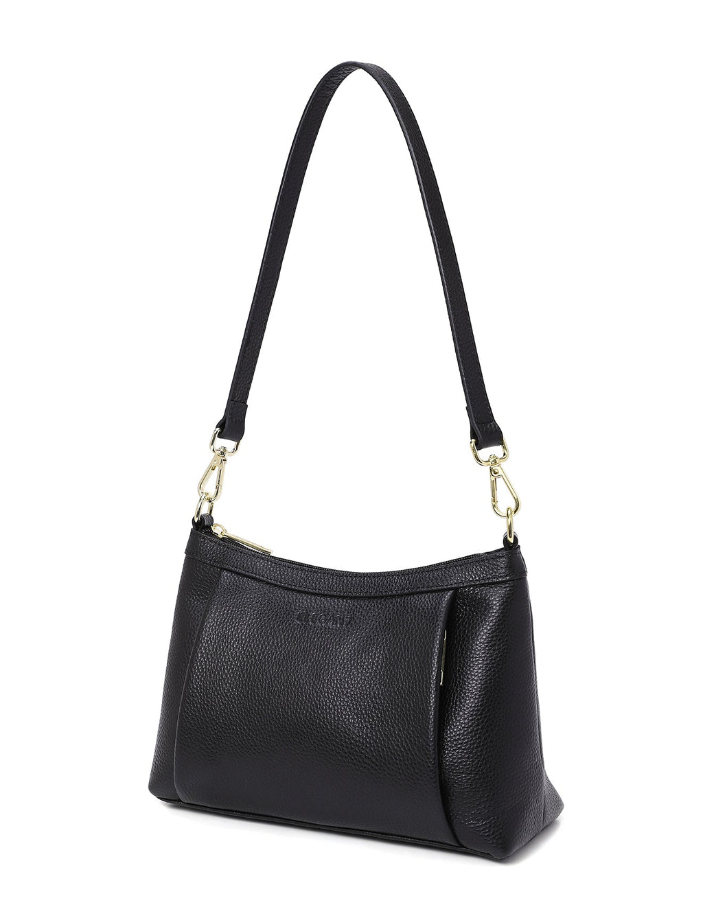 MARCIA LEATHER XBODY BAG- BLACK- E1-0830-BLK- SALE