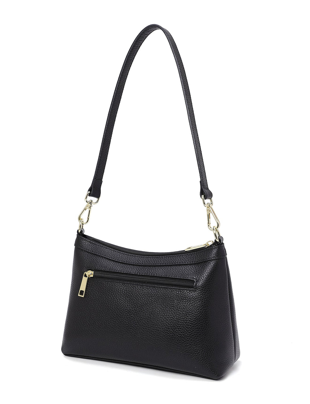 MARCIA LEATHER XBODY BAG- BLACK- E1-0830-BLK- SALE