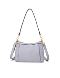 MARCIA LEATHER XBODY BAG- BLACK- E1-0830-CORNFLOWER-SALE