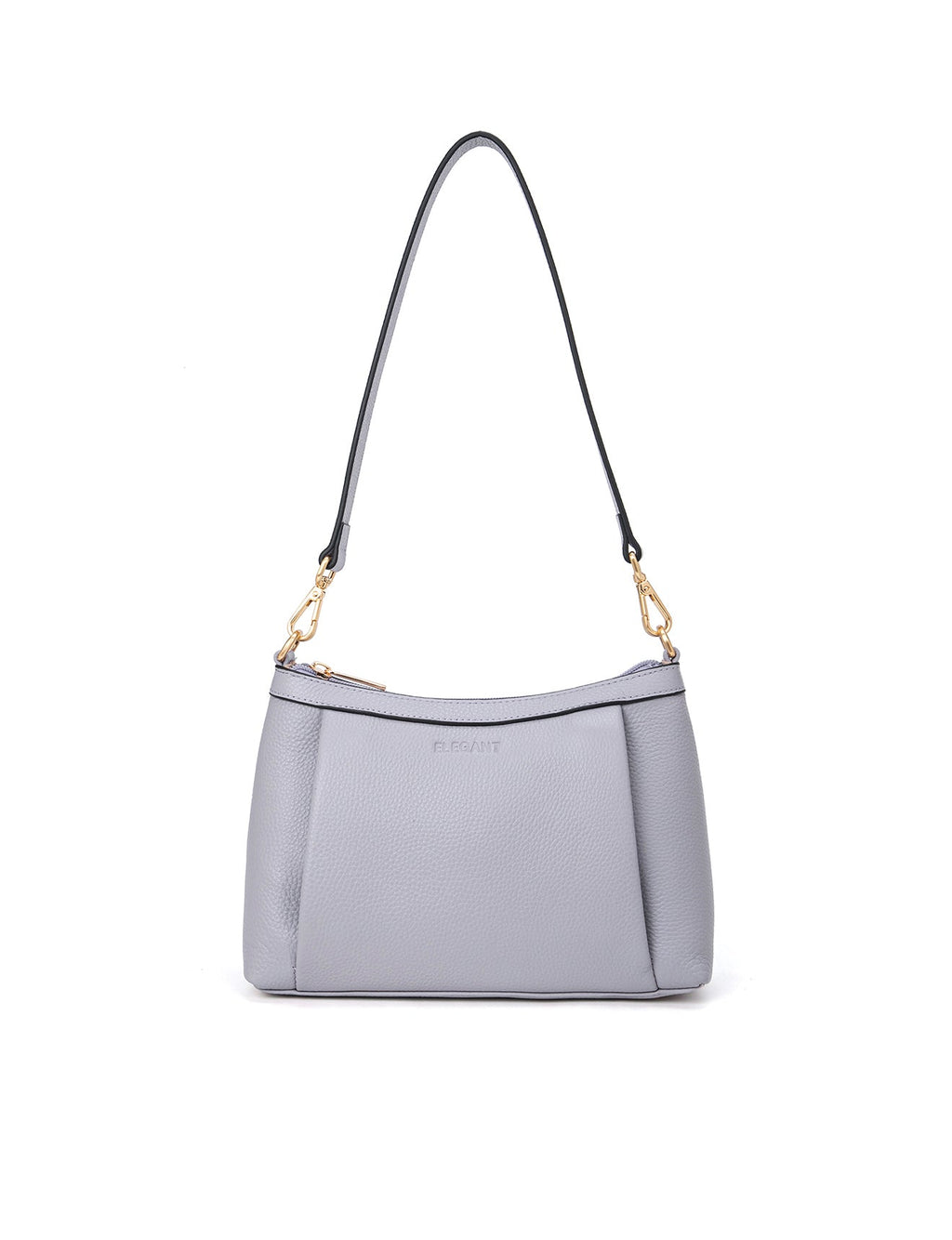 MARCIA LEATHER XBODY BAG- BLACK- E1-0830-CORNFLOWER