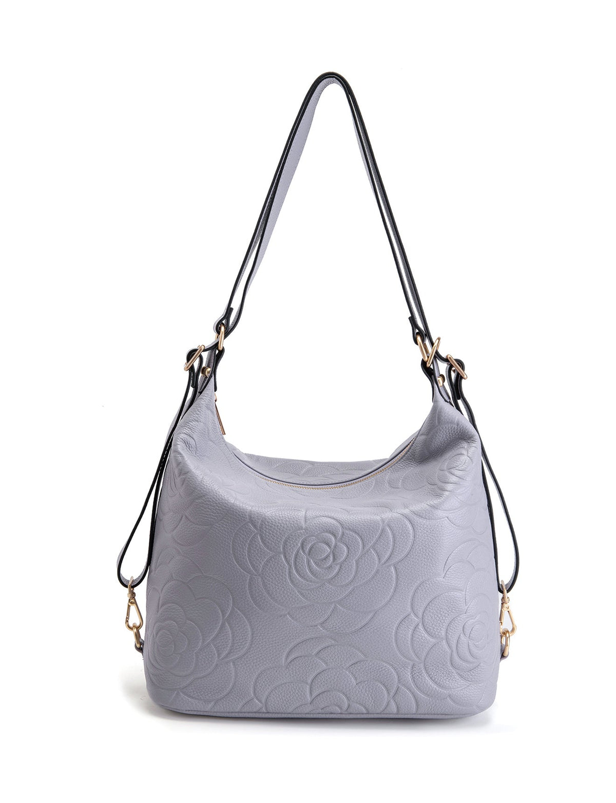 ROSANNA LEATHER CONVERTIBLE BACKPACK- E1-0839-CORNFLOWER