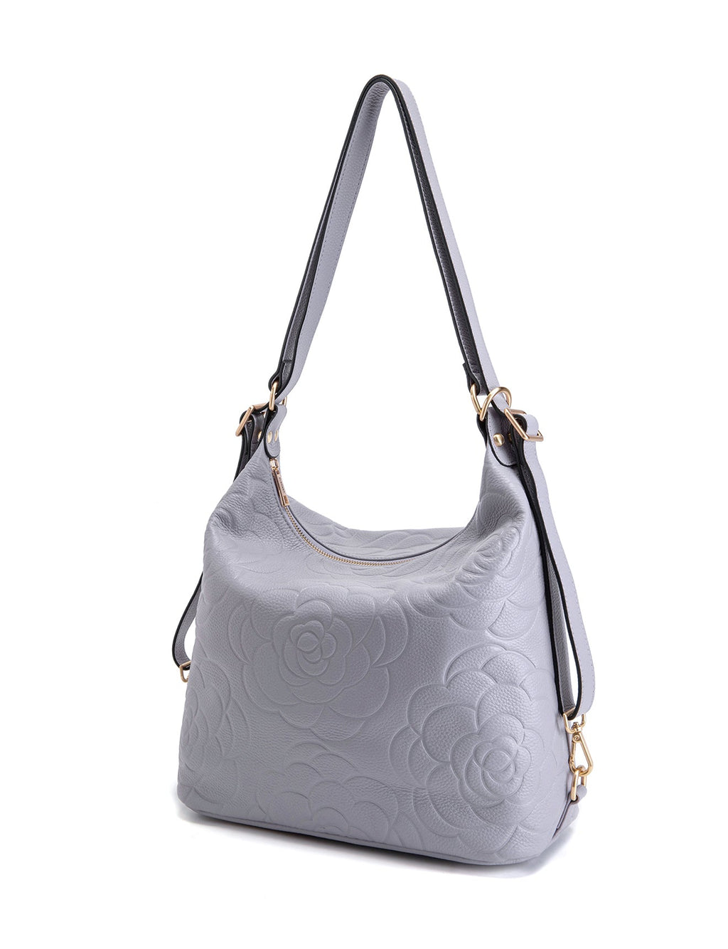 ROSANNA LEATHER CONVERTIBLE BACKPACK- E1-0839-CORNFLOWER