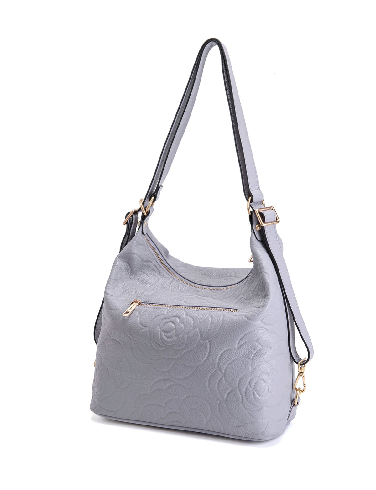 ROSANNA LEATHER CONVERTIBLE BACKPACK- E1-0839-CORNFLOWER