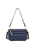 GABBY MULTI CMPT LEATHER XBODY BAG- E1-0856-NVY