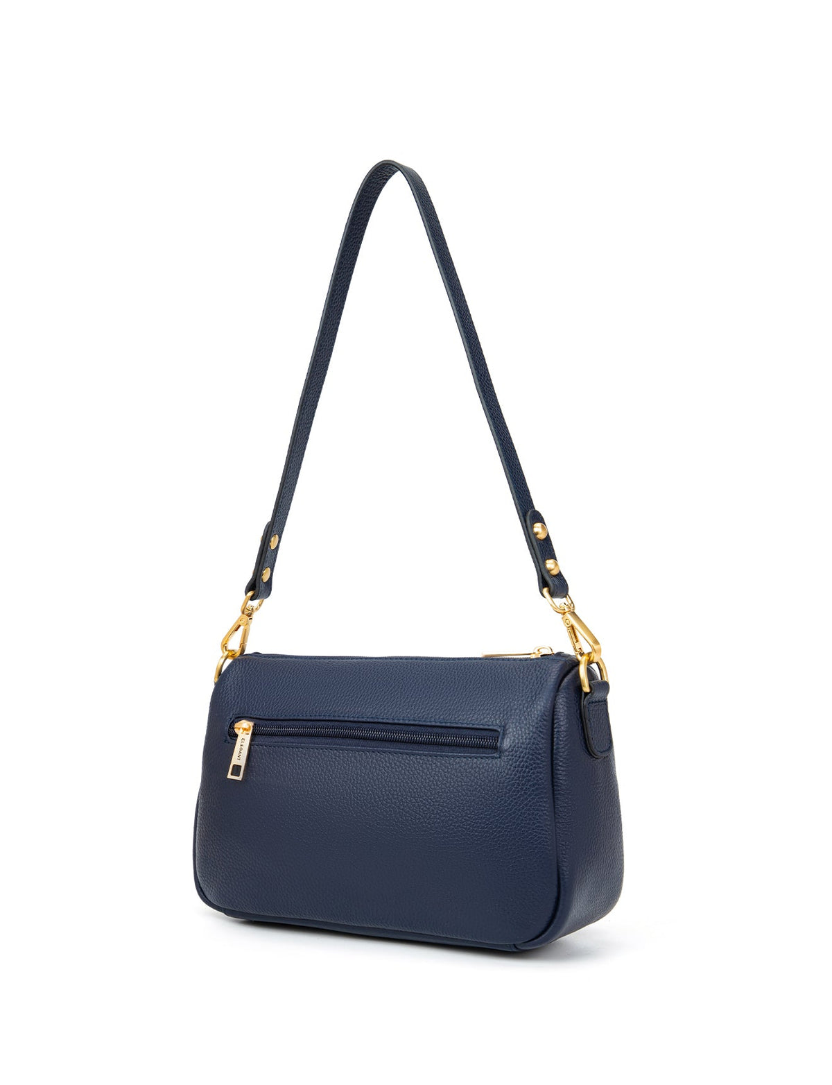 GABBY MULTI CMPT LEATHER XBODY BAG- E1-0856-NVY