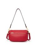 CARRIE LEATHER XBODY BAG- E1-0860-FIRE