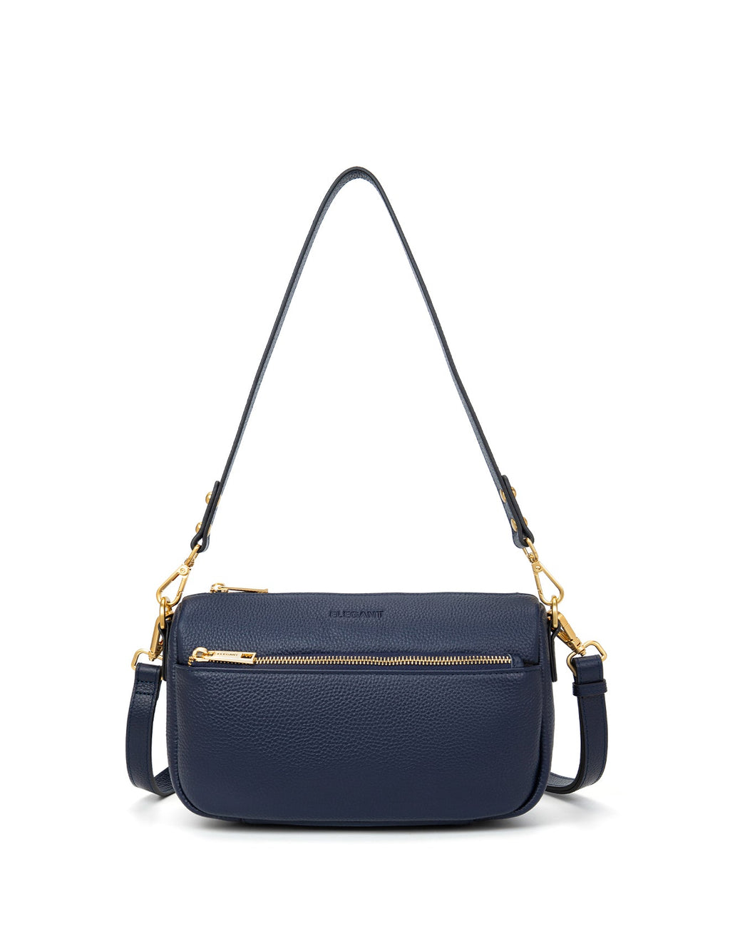 CARRIE LEATHER XBODY BAG- E1-0860-NVY