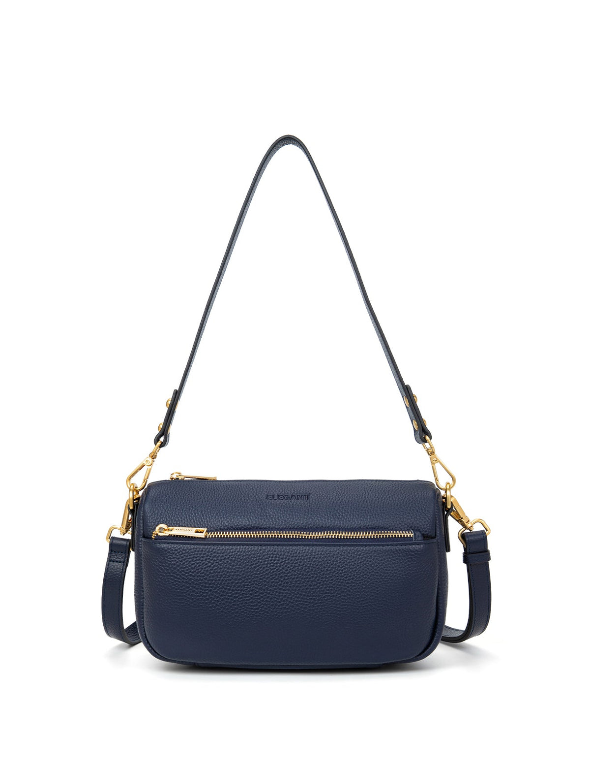 CARRIE LEATHER XBODY BAG- E1-0860-NVY