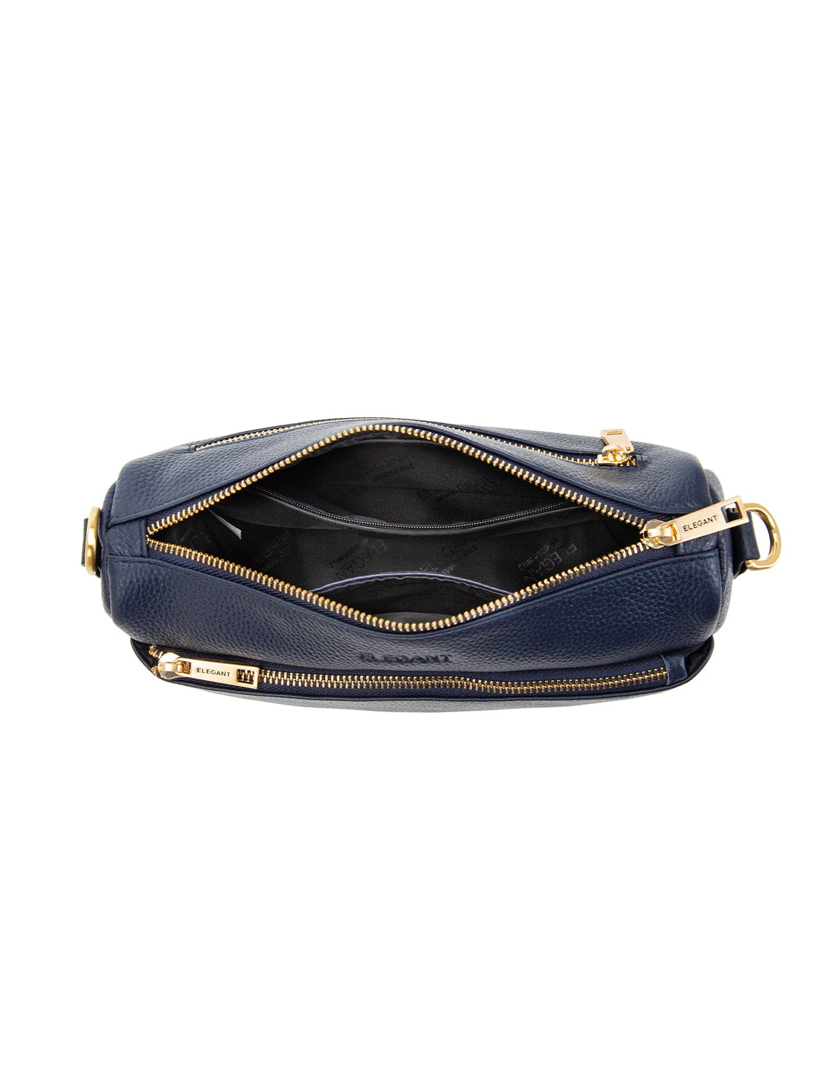 CARRIE LEATHER XBODY BAG- E1-0860-NVY