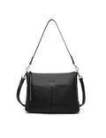 ALANNA LEATHER HOBO BAG- E1-0862-BLK