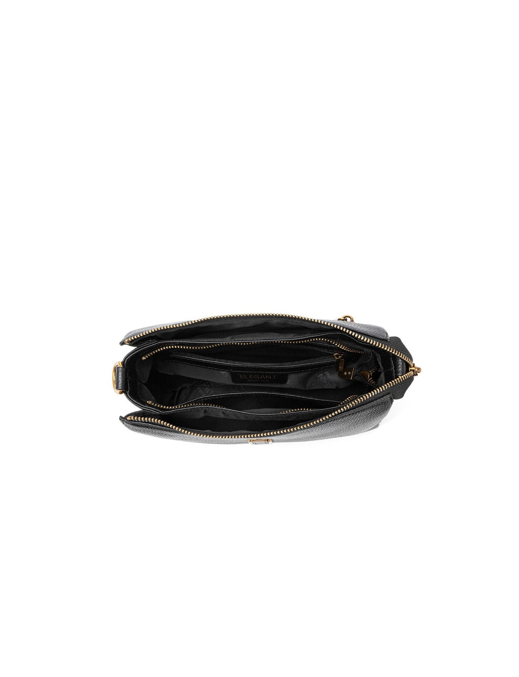 JENNIFER LEATHER BAG - BLACK