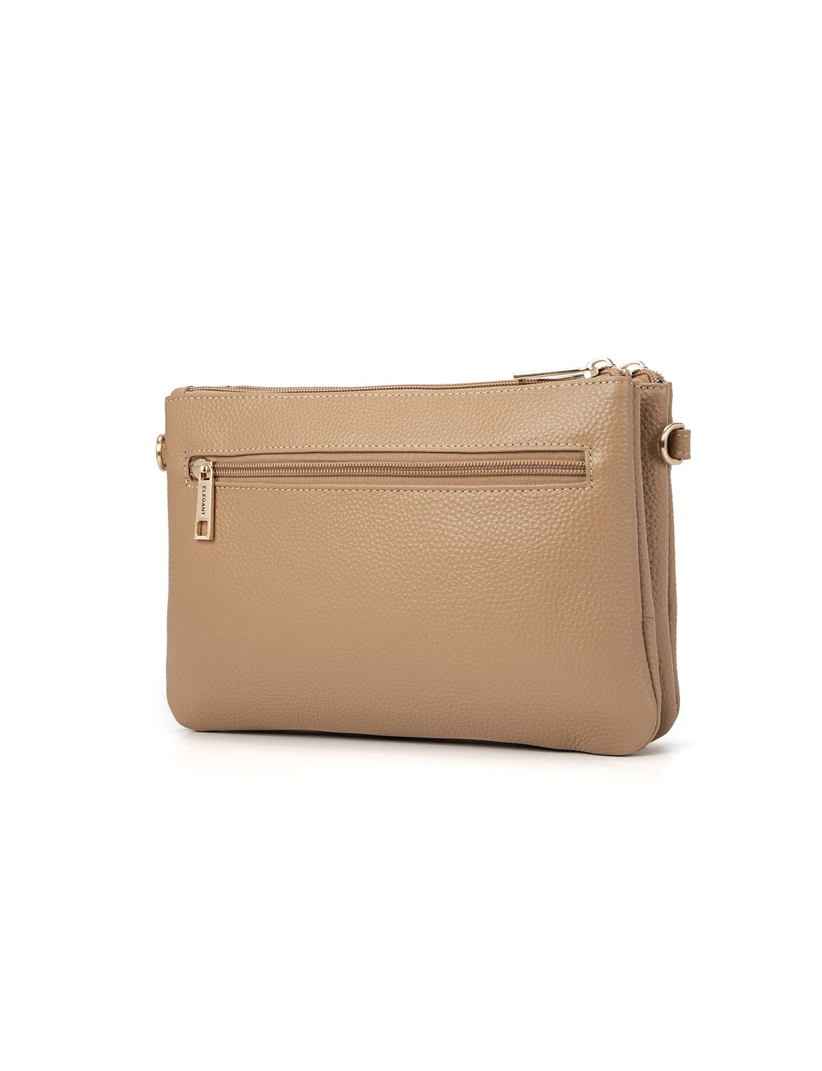 HOPE MULTI COMPARTMENT LEATHER XBODY BAG- E1-1010-CAM- NEW IN