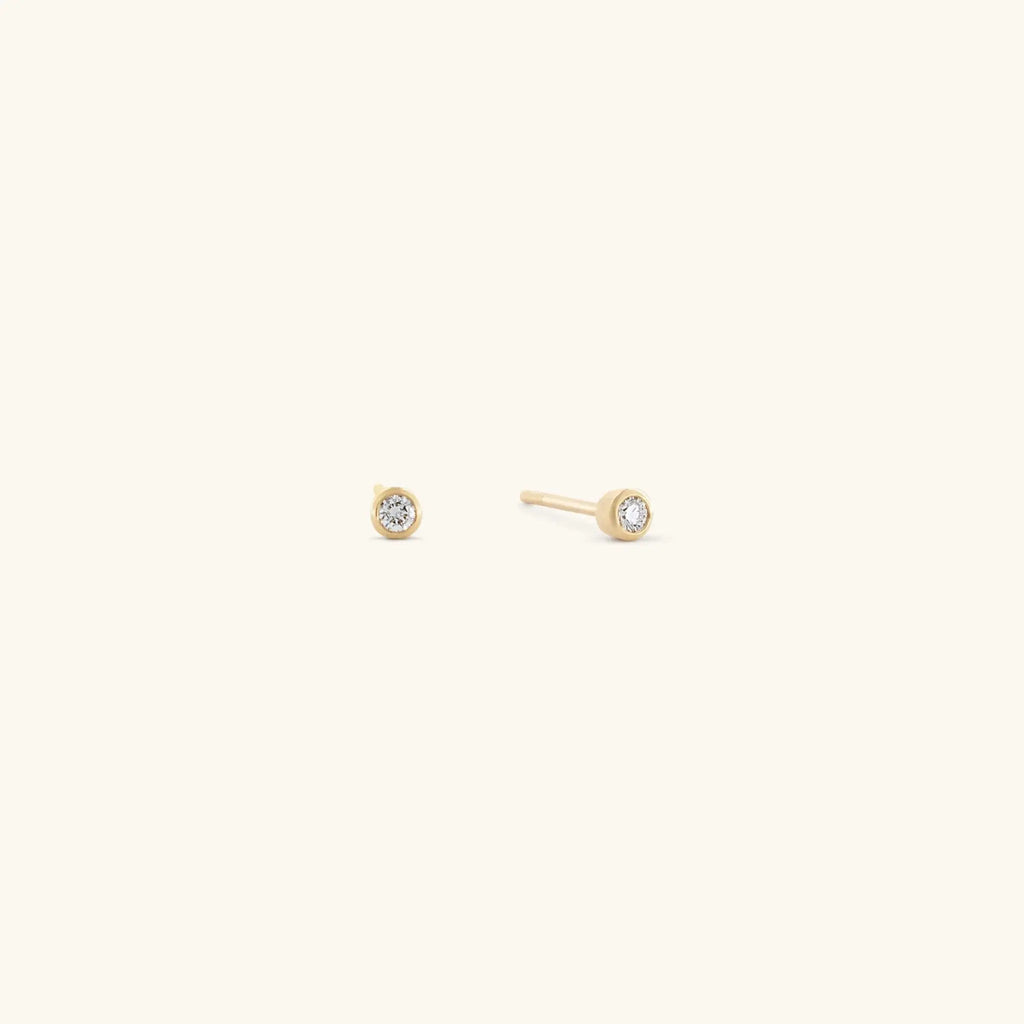 Satellite Diamond Stud Earrings | 9ct Solid Gold