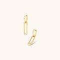 Paperclip Earrings | 9ct Solid Gold
