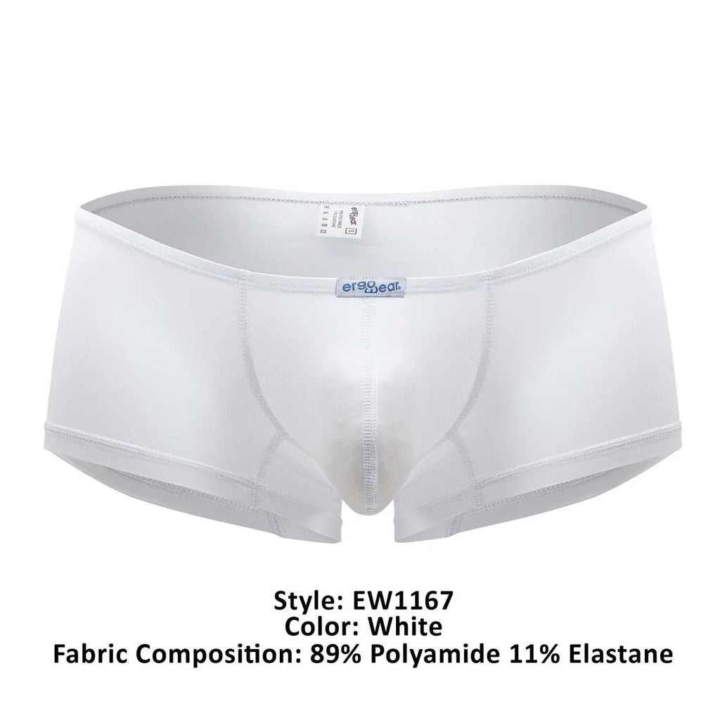 ErgoWear 남성 속옷 EW1167 X4D 트렁크 색상 화이트