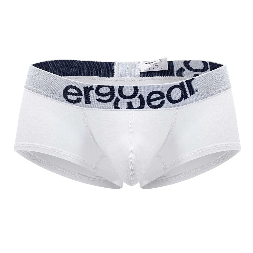 ErgoWear メンズ下着 EW1476 MAX COTTON トランクス 色：ホワイト