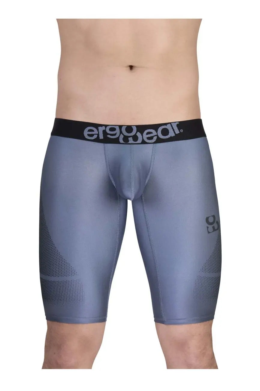 ErgoWear メンズ アクティブ＆スイムウェア EW1609 MAX SE アスレチックショーツ グレー-ブラック