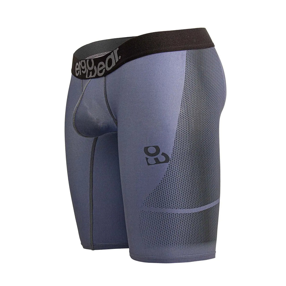 ErgoWear メンズ アクティブ＆スイムウェア EW1609 MAX SE アスレチックショーツ グレー-ブラック