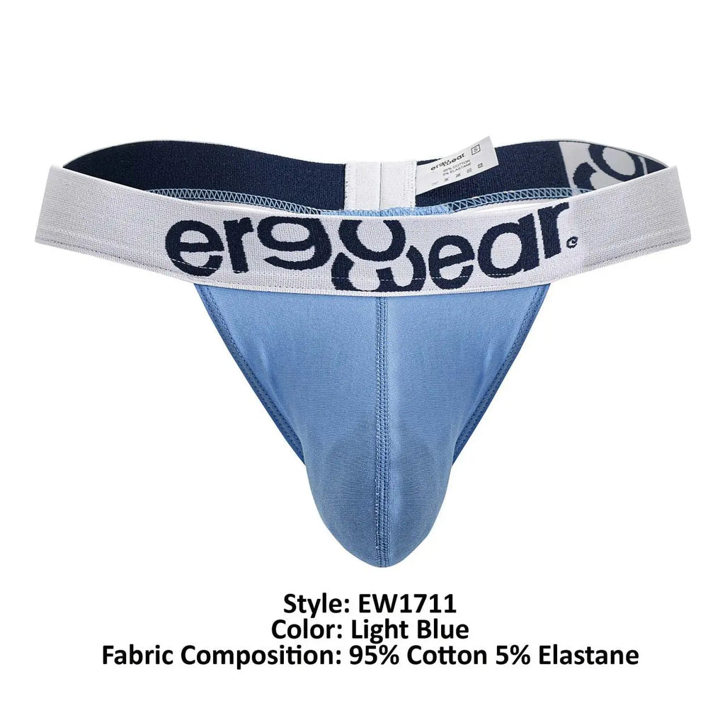 ErgoWear EW1711 MAX COTTON 남성용 티팬티 라이트 블루
